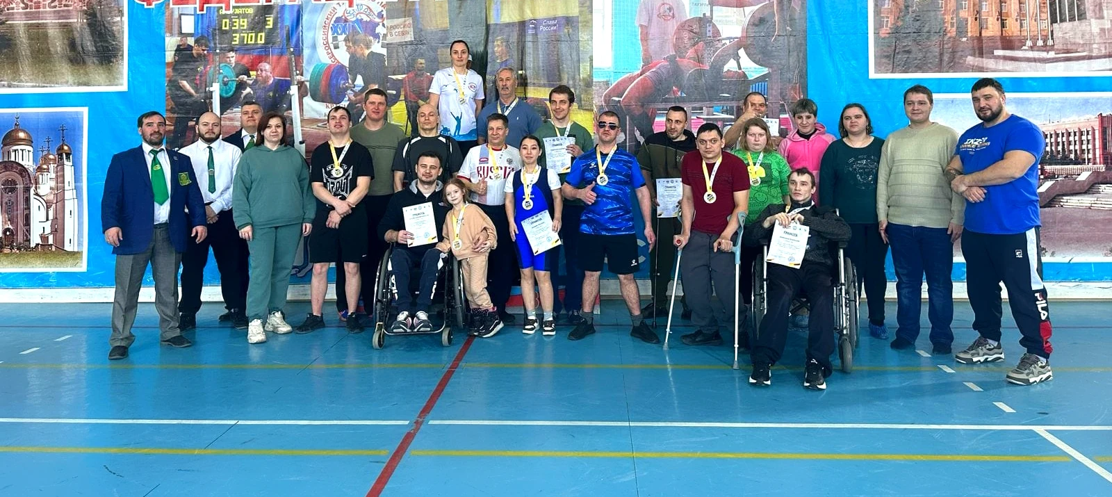 Состоялся открытый чемпионат города по пара пауэрлифтингу